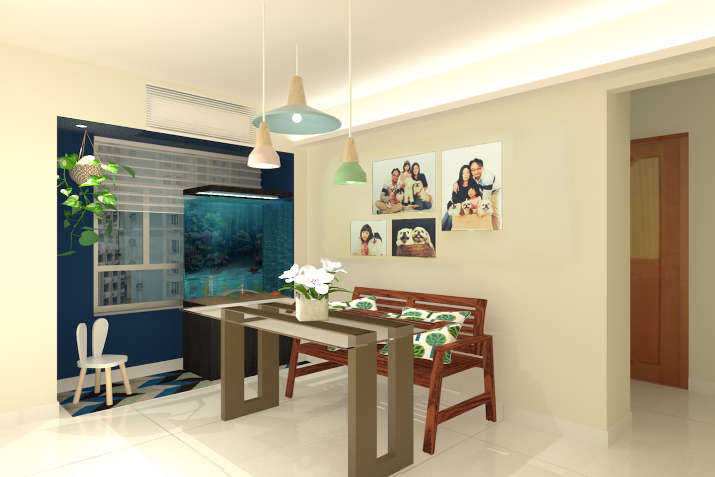 HungHom Bay Center - Living & Dining Room